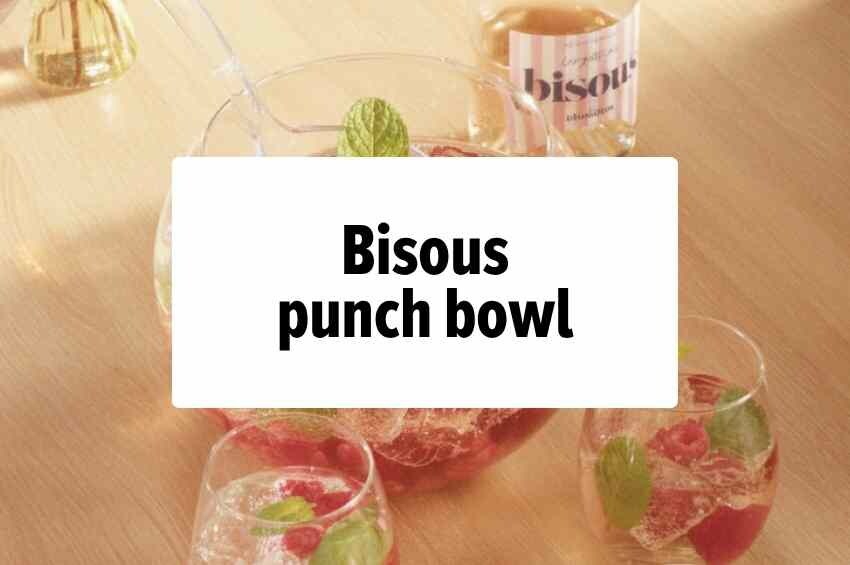 Bisous Punch bowl